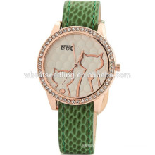 Vogue cartoon photos diamond dial girl latest hand watch